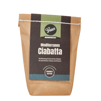 Backmischung Mediterranes Ciabatta