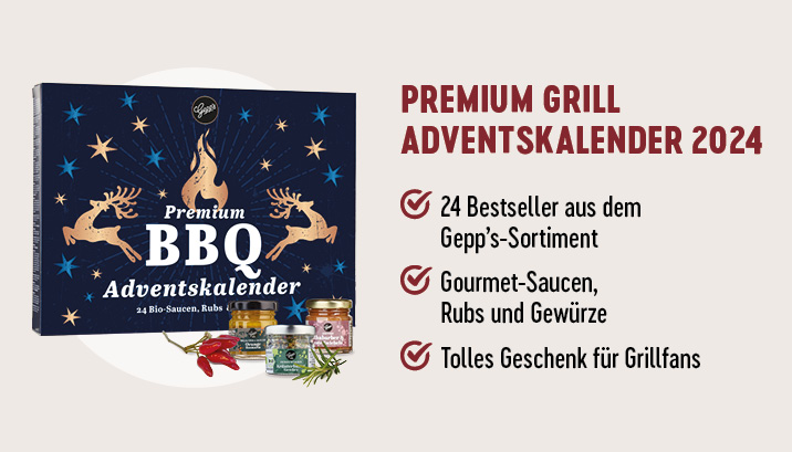 Gepp's Feinkost Adventskalender Premium Grillen